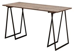 Masa de birou, din lemn reciclat, aspect vintage, Sutton