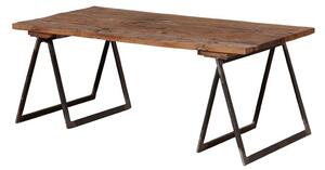 Masuta de cafea, din lemn reciclat, cu aspect vintage, Sutton