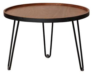 Masuta de cafea, rotunda, din lemn de tec, Edge