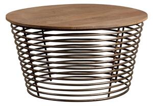 Masuta de cafea, rotunda, din lemn de mango, Round Spring