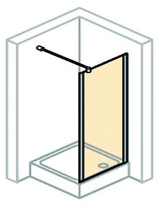 Paravan de dus walk-in Fluminia, Foxy, 80 x 200 cm, easy clean, crom, W01SC01-80-V1