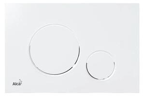 Set complet vas WC suspendat Fluminia, Clementina, Alb, cu rezervor Alca si clapeta alba