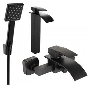 Mexen Aries Set cadă R45, negru - 744813R45-70