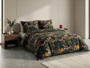 Lenjerie cocolino MYSTIC GARDEN verde inchis Dimensiune lenjerie de pat: 70 x 90 cm | 140 x 200 cm