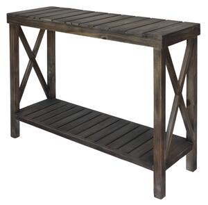 Consola din lemn masiv, aspect rustic, Jad