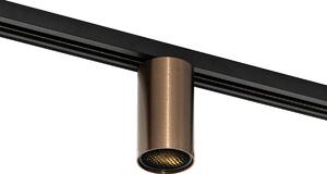 Spotlight modern bronz închis pentru sistem cu șine monofazate GU10 35mm - Iconic Ruby Honey