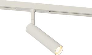 Spotlight modern alb pentru sistem de șine monofazat - Slimline Uzzy