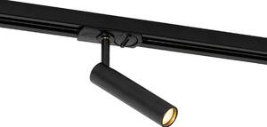 Spotlight modern negru pentru sistem de șină monofazat - Iconic Ivy