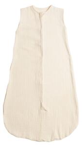 Sac de dormit de vara pentru copii din muselina dubla 3-18 luni Kidizi ivory, 0.3 tog