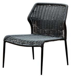 Scaun exterior gri Lounge Triana