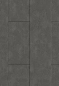Mexen Steel Black eşantion de panouri vinilice SPC 6,5 mm, strat IXPE 1,5 mm, 4 V-Fugă, Piatră - F1148-S