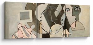 Tablou - Cubismul (cu ceas) (90x30 cm)