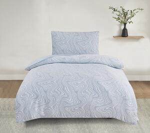 Lenjerie de pat Jacquard Colorado albastru, 140 x 200 cm, 70 x 90 cm