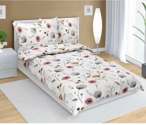 Bellatex Crepe lenjerie Makovice bej , 140 x 200,70 x 90 cm, 140 x 200 cm, 70 x 90 cm