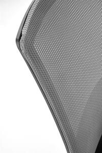 Scaun de birou ergonomic tapitat cu stofa Maurice Negru / Gri, l57xA56xH91-100 cm