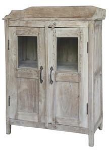 Bufet din lemn reciclat, cu 2, aspect vintage, Grimaud