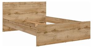 Cadru pat ZELE 160x200 cm, stejar wotan, PAL