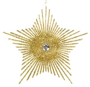 Decoratiune suspendabila Star Auriu, Ø16 cm