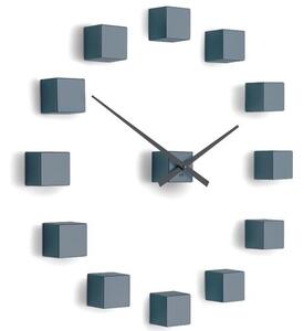 Ceas de design Future Time FT3000GY Cubic grey, autoadeziv, diam. 50 cm