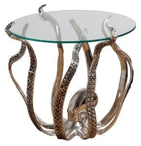 Masuta laterala, din aluminiu si sticla, Octopus