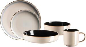 Set de masă Mäser 10 piese ALENIA, bej