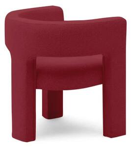 Fotoliu design catifea ALPAH B VELVET vișiniu
