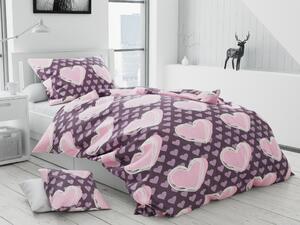MK Lenjerie de pat din bumbac Culoare roz, KASUGA Dimensiune lenjerie de pat: 70 x 90 cm | 140 x 220 cm