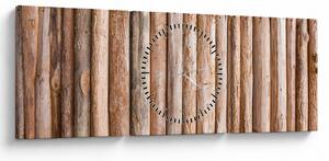 Tablou - Bambus (cu ceas) (90x30 cm)