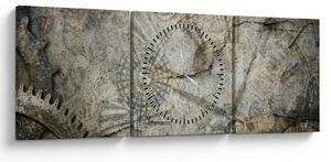 Tablou - Curgerea timpului (cu ceas) (90x30 cm)