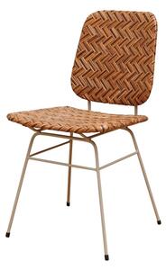 Scaun dining, maro, din rattan, Sayang