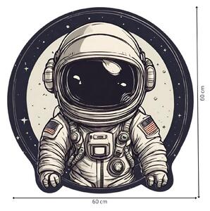 PIPPER. Autocolant circular de perete „Astronaut” mărimea: 100cm