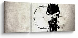 Tablou - Un sentiment de libertate (cu ceas) (90x30 cm)
