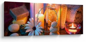 Tablou - Momentul odihnii (cu ceas) (90x30 cm)