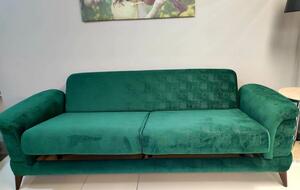 Canapea extensibila cu 3 locuri Fiesta,verde