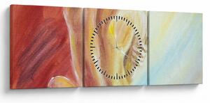 Tablou - Imaginea unei femei care se odihnește, pictură în ulei (cu ceas) (90x30 cm)
