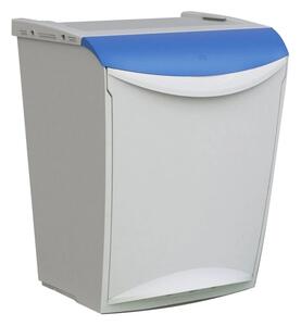 Coș de gunoi Denox Ekosystem pentru deșeurisortate 25 l, albastru - hârtie