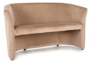 Canapea TM-2, stofa catifelata bej - Bluvel 28, 126x60x76 cm