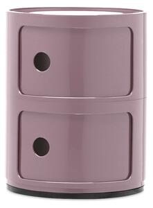 Kartell - Componibili 2 Masă Laterală Mauve