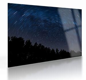 Tablou pe sticlă cu cerul nocturn (70x50 cm)