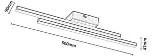 Rabalux 71494 - Plafonieră LED LIRIEN LED/12W/230V 3000K aurie