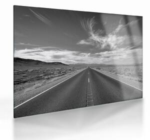 Tablou pe sticlă cu autostrada (70x50 cm)