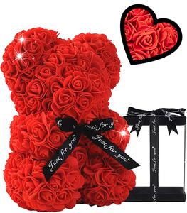 Un cadou luxos de trandafiri în formă de TEDDY