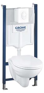 Grohe Solido - Set pentru montare încastrată, toaletă și capac softclose, clapetă Skate Air, alb alpin 39116000