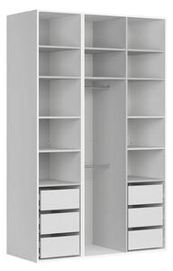 Dressing FLEX, alb, PAL, 150x66x240 cm