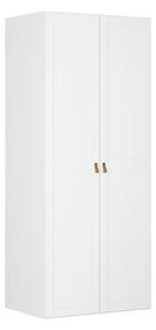Dulap FLEX, alb, PAL, cu 2 usi, 100x66x240 cm