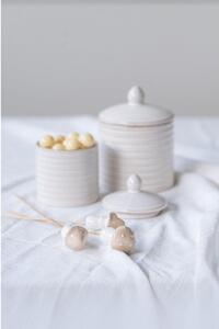 Ciuperca din ceramica alb-maro SWAMP STICK - mai multe variante