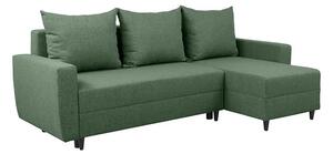 Coltar extensibil MALIN, universal, stofa clasica verde - Neve 34, cu