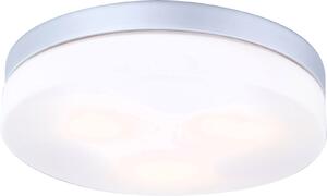 Globo Lighting Vranos plafoniera de exterior 3x60 W argint-sticlă opal 32113