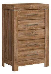Comoda GENT, stejar stirling, PAL laminat, 70x45x110 cm
