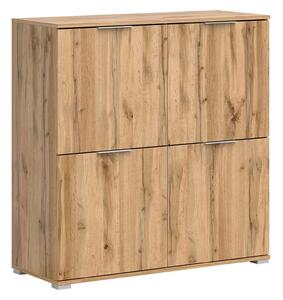 Comoda ZELE, stejar wotan, PAL laminat, 104x41x106 cm